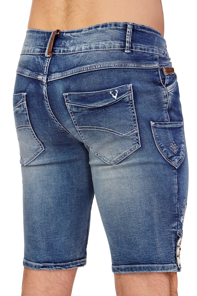 MarJo Trachtenjeans Trachtenjeans Herren - GUSTL - blau