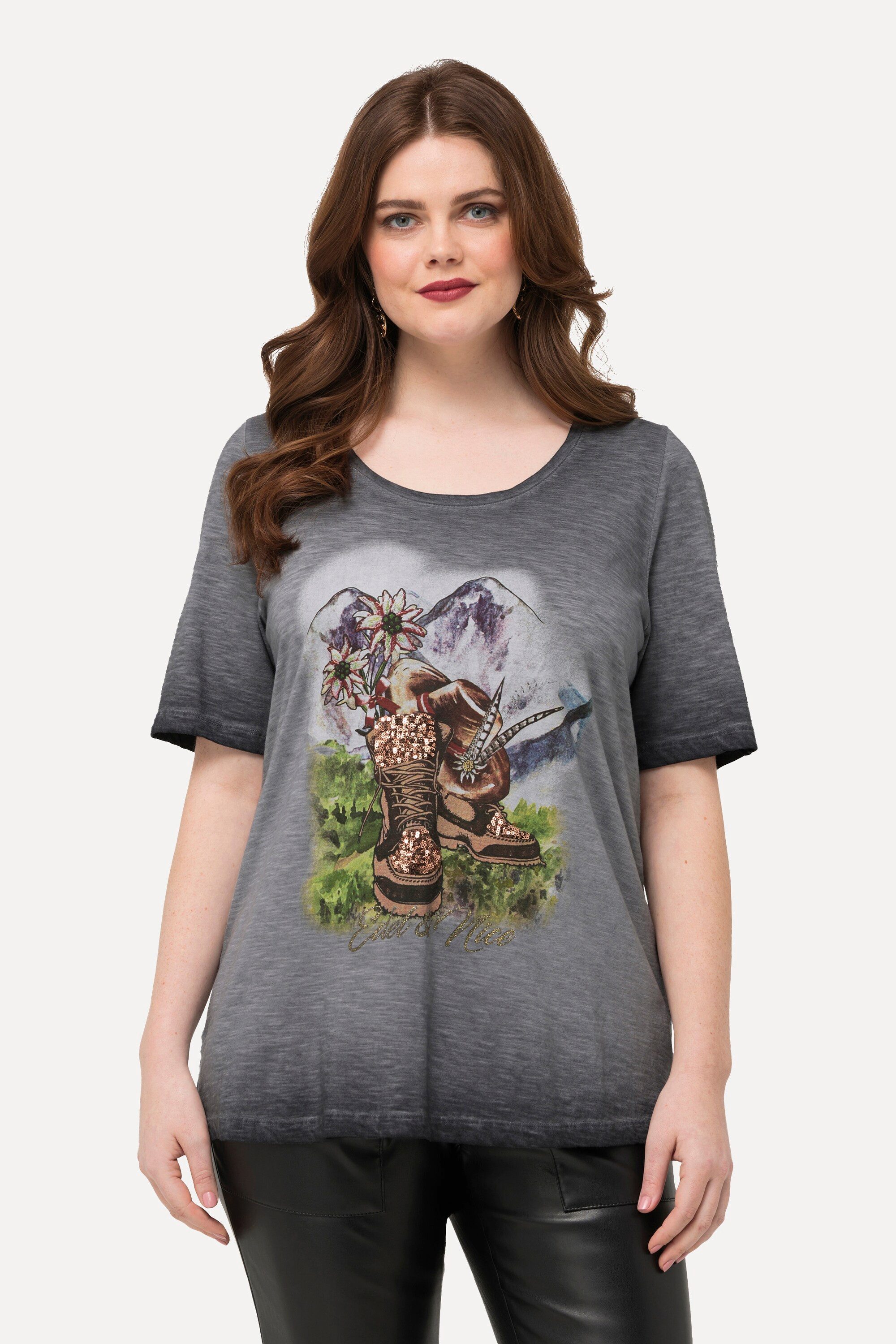 Ulla Popken T-Shirt Shirt Stiefel Classic günstig online kaufen