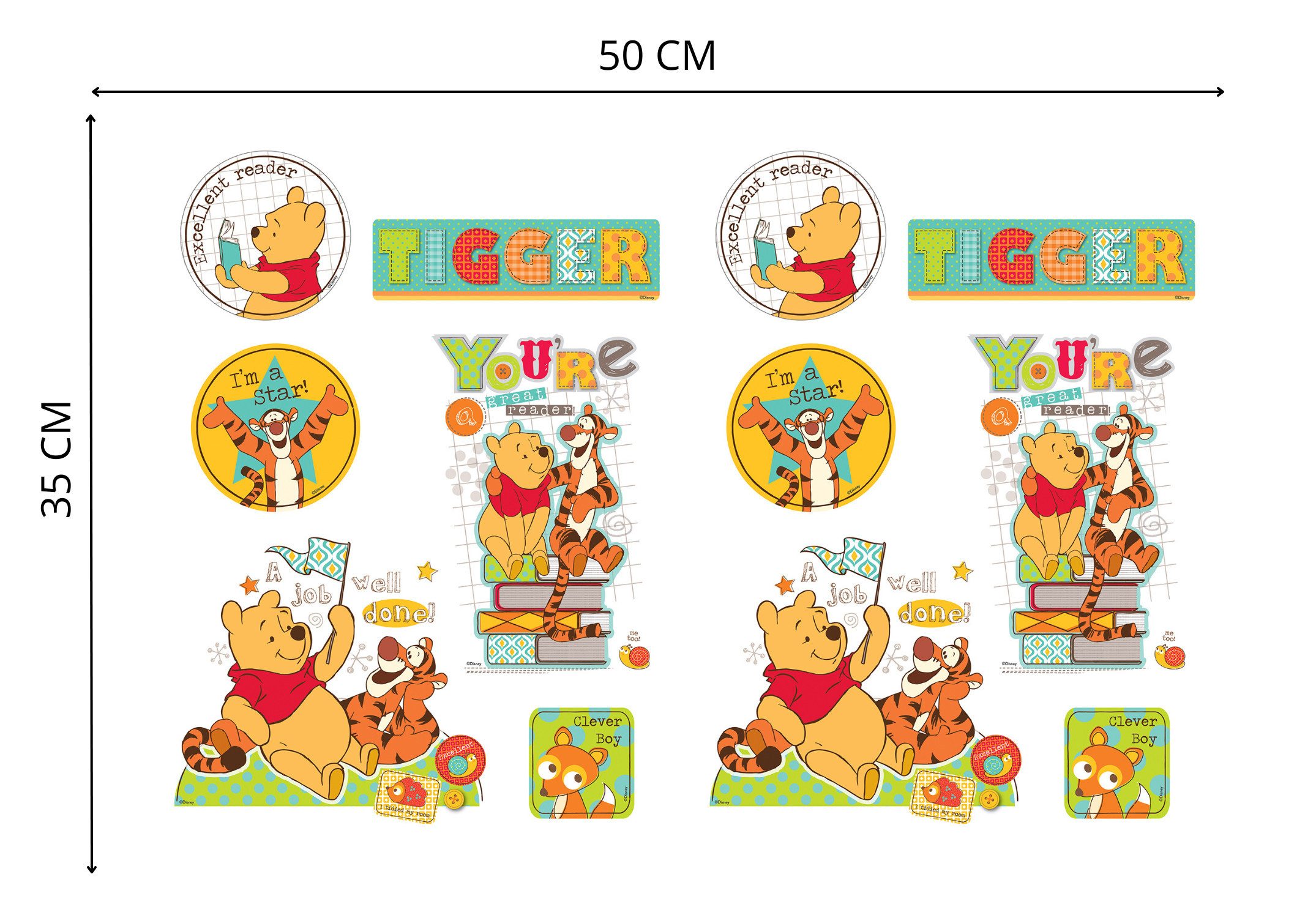Wallarena Wandsticker Kinderzimmer Wandtattoo Wandaufkleber Wanddeko günstig online kaufen