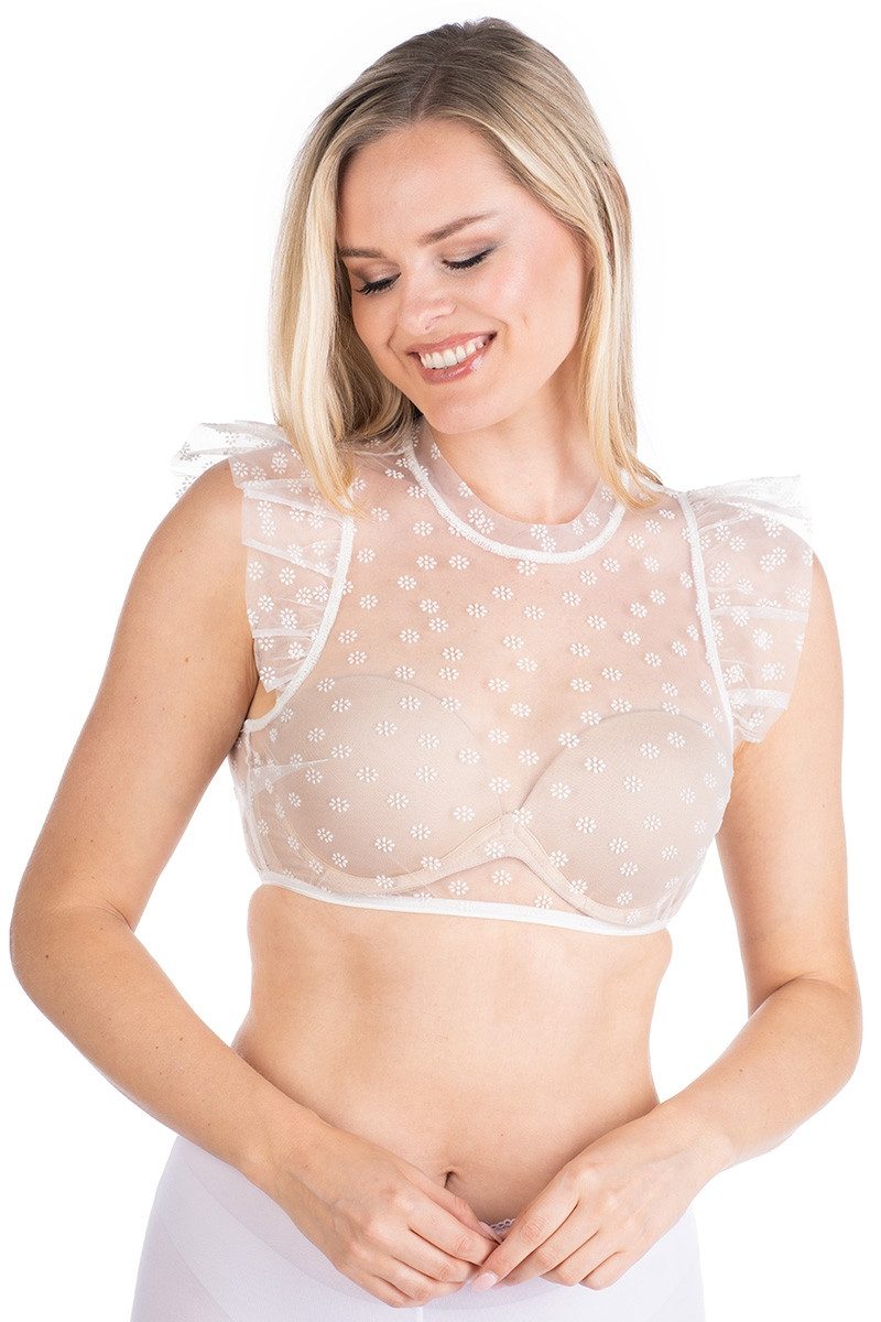 MarJo Dirndlbluse Dirndlbluse Berghof ecru