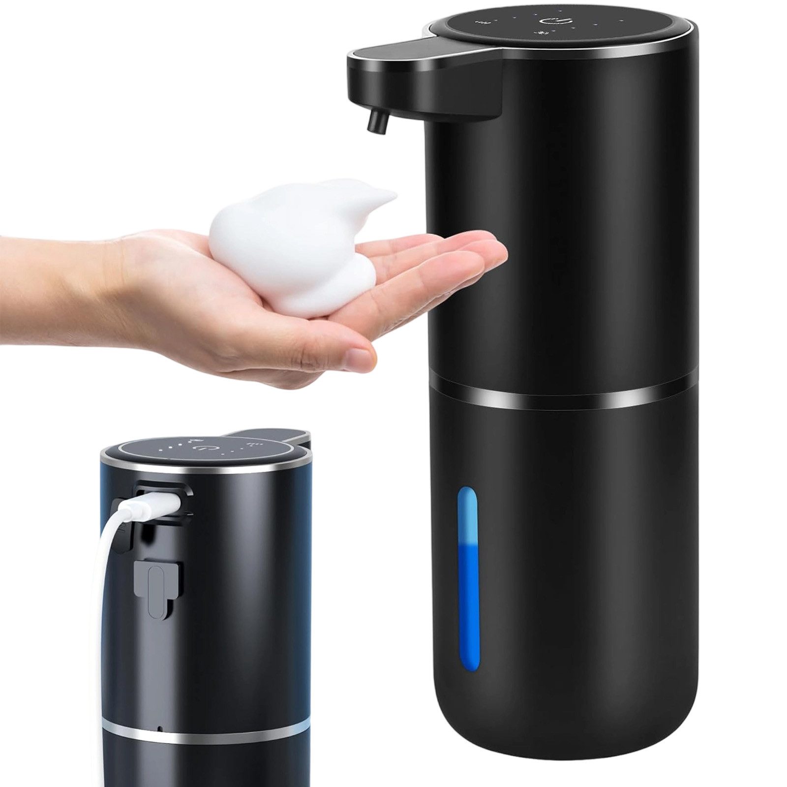 REDOM Seifenspender Automatischer Seifenpumpe mit Infrarot-Sensor Wandseife günstig online kaufen