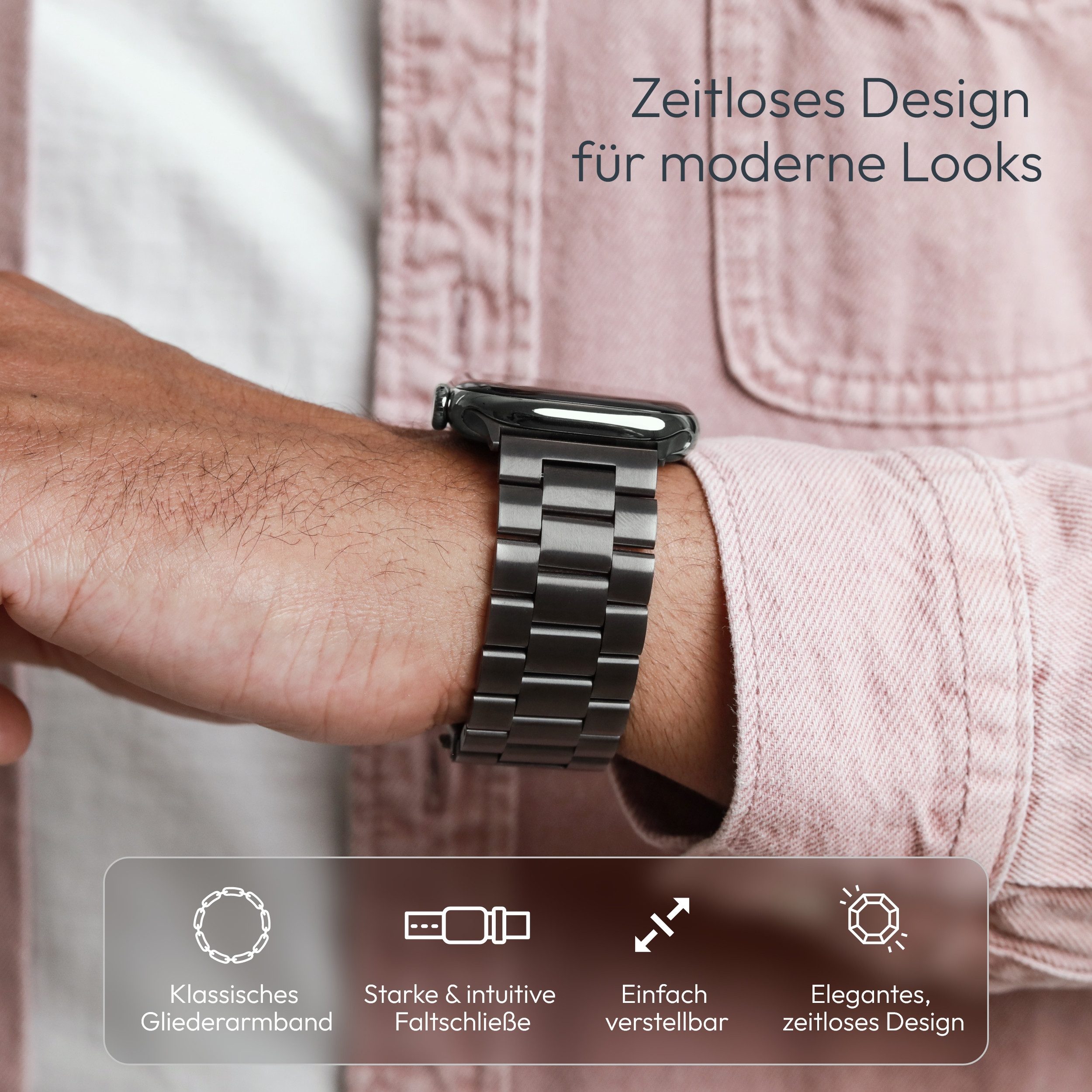 VONMÄHLEN Smartwatch-Armband Link Bracelet 2 günstig online kaufen