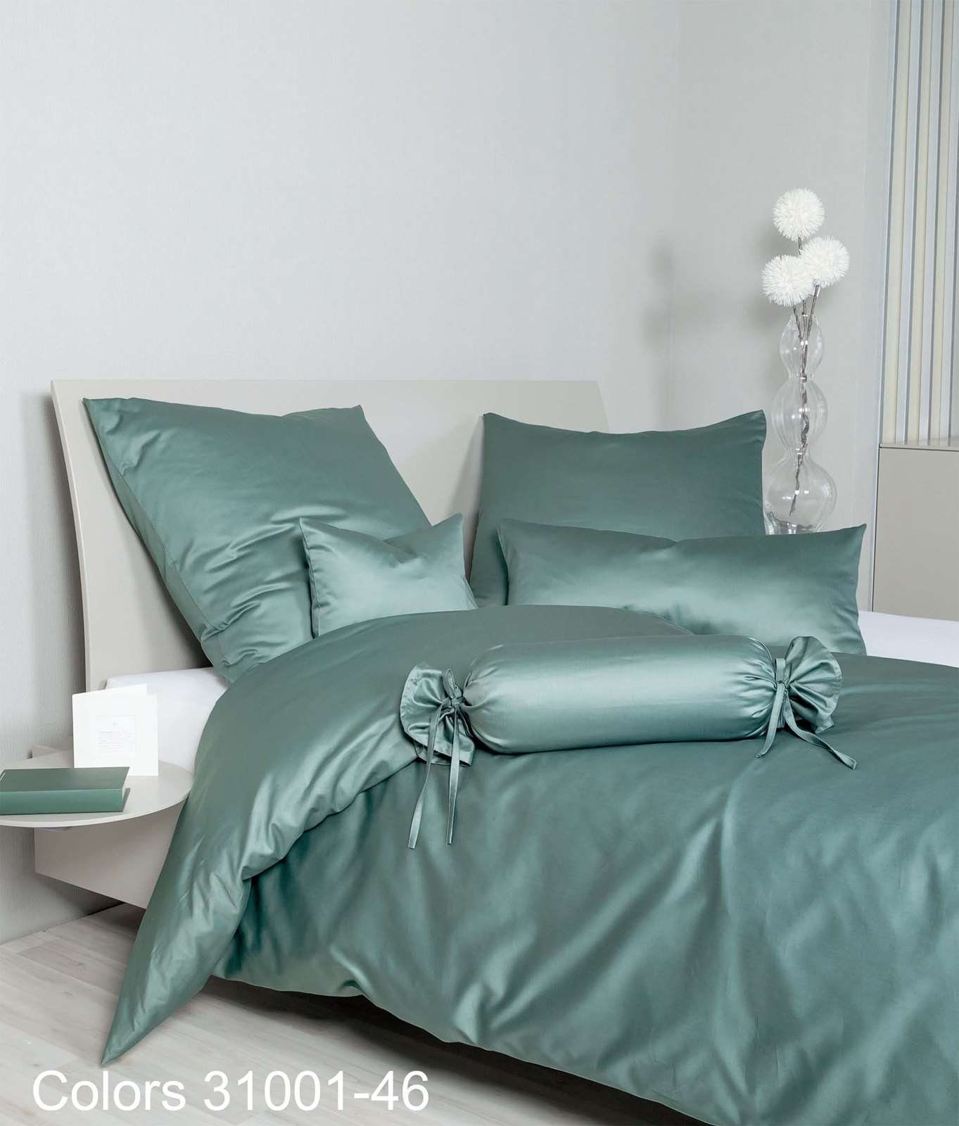 Janine Bettwäsche Unifarbene Janine Mako Satin Bettwäsche 31001, 100% Baumwolle Satin