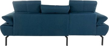 Places of Style Ecksofa Ryedal L-Form, wahlweise mit oder ohne Sockel in Wildeiche-Optik