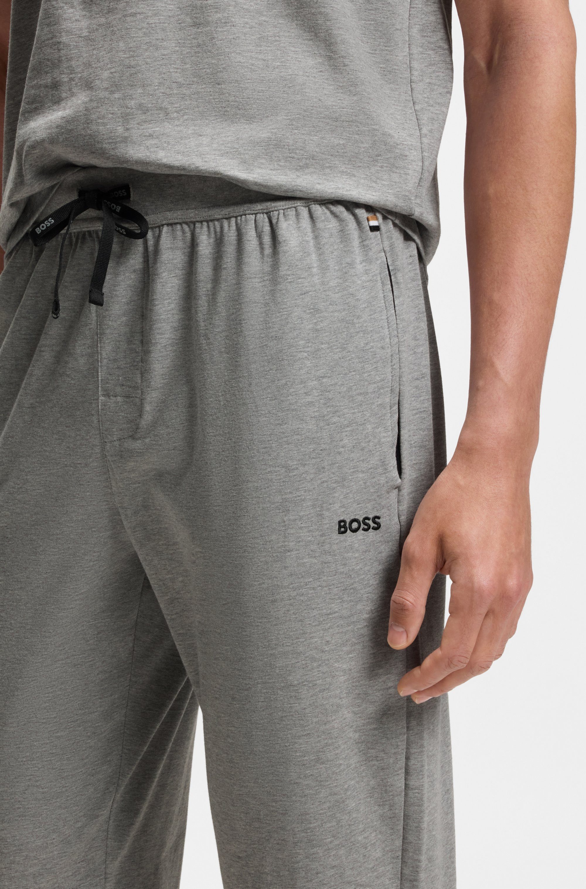 BOSS Sweathose Mix&Match Pants mit BOSS Aufdruck auf dem Kordelzug