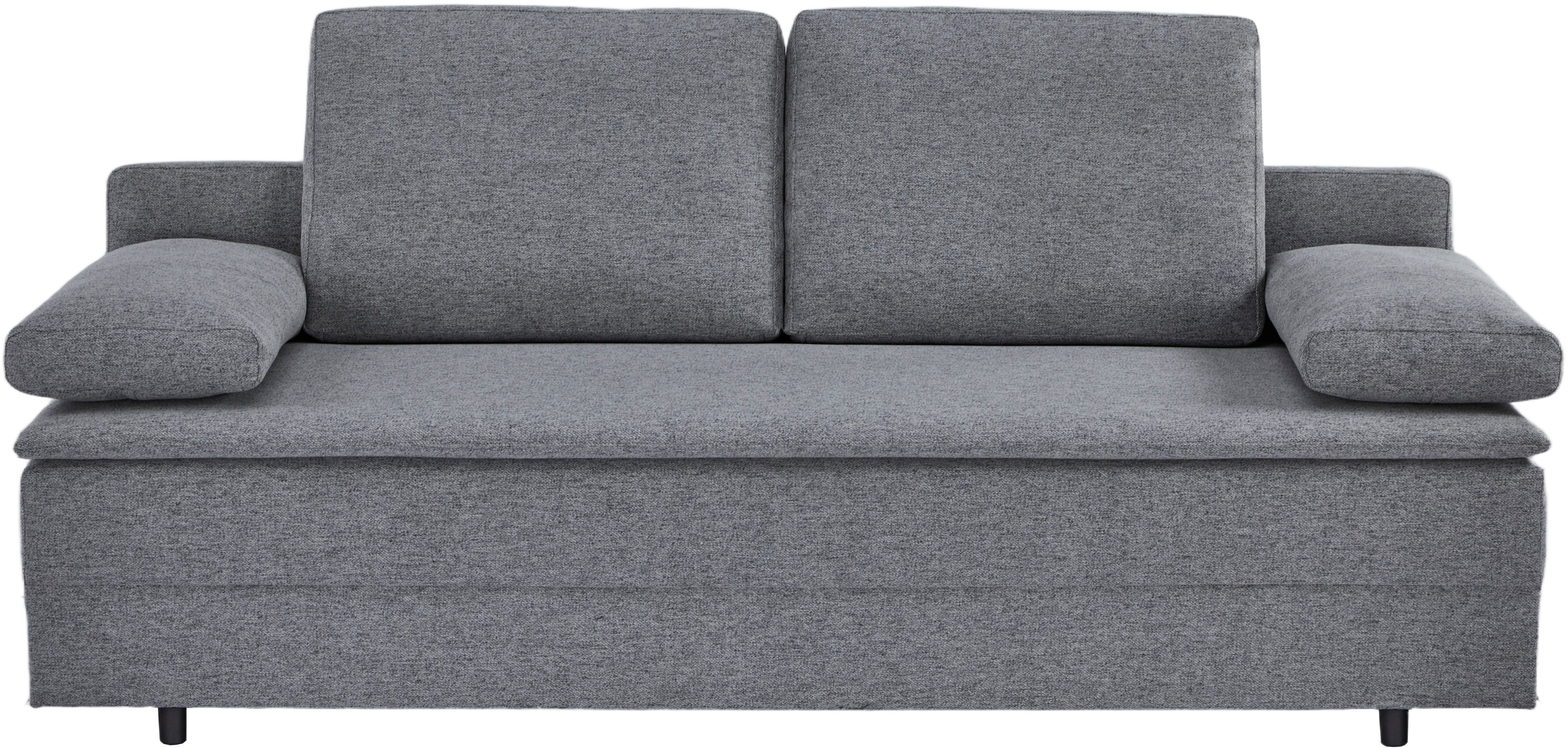 OTTO home Schlafsofa JANNIKO Feinstruktur, Breite: 193 cm, Liegefläche 124x193 cm, mit Bettfunktion & Bettkasten, Matten-Polsterung – Bild 5 von 5