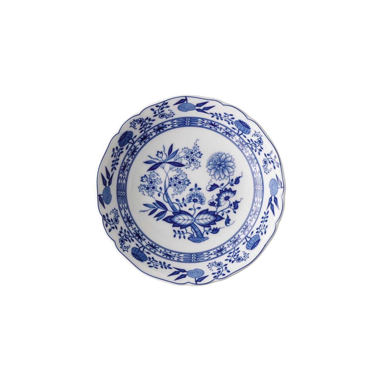 Hutschenreuther Салатная тарелка Hutschenreuther Blau Zwiebelmuster Салатная тарелка, Porzellan