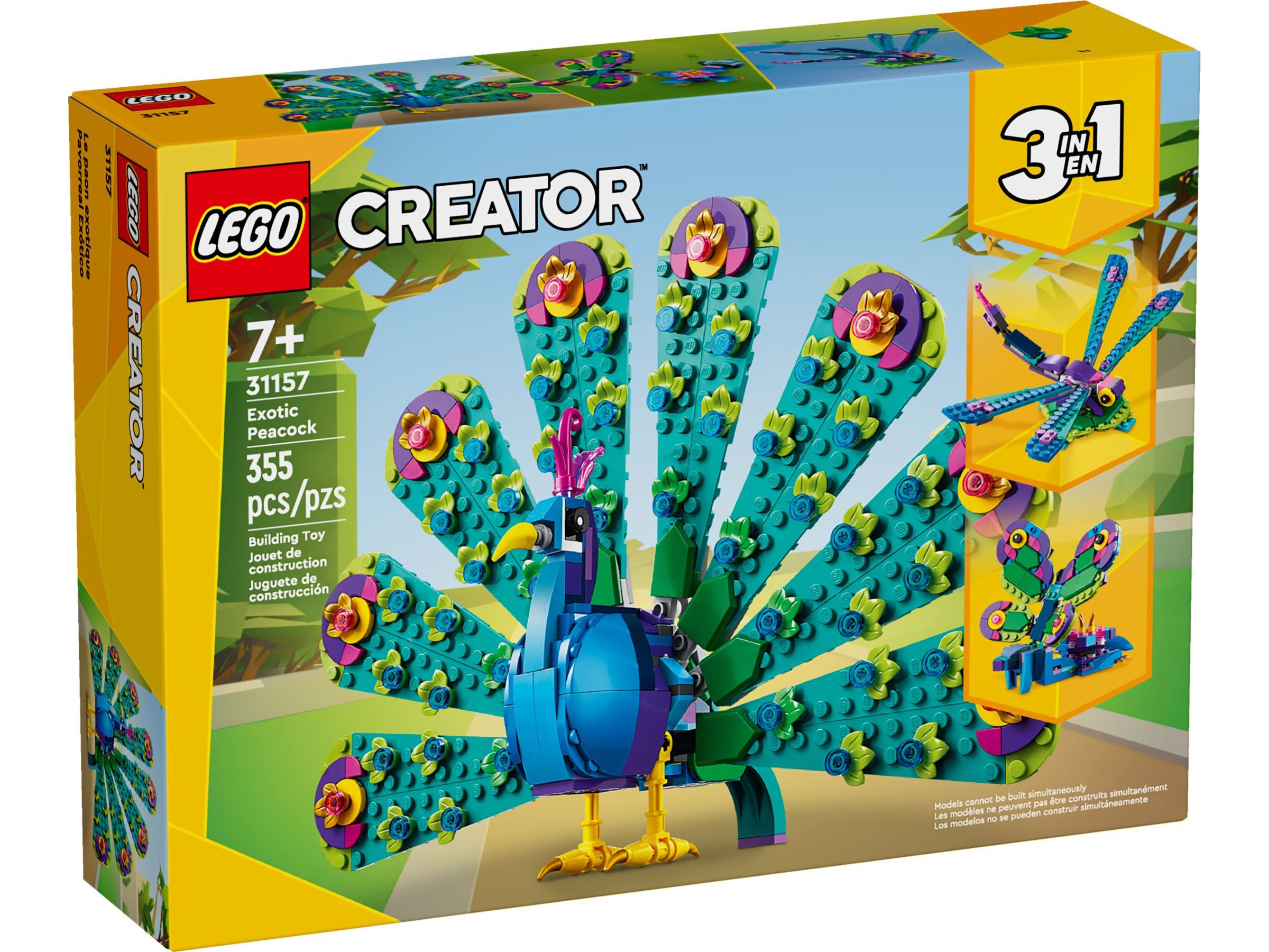 LEGO® LEGO® Creator 31157 Exotischer Pfau Konstruktionsspielsteine günstig online kaufen
