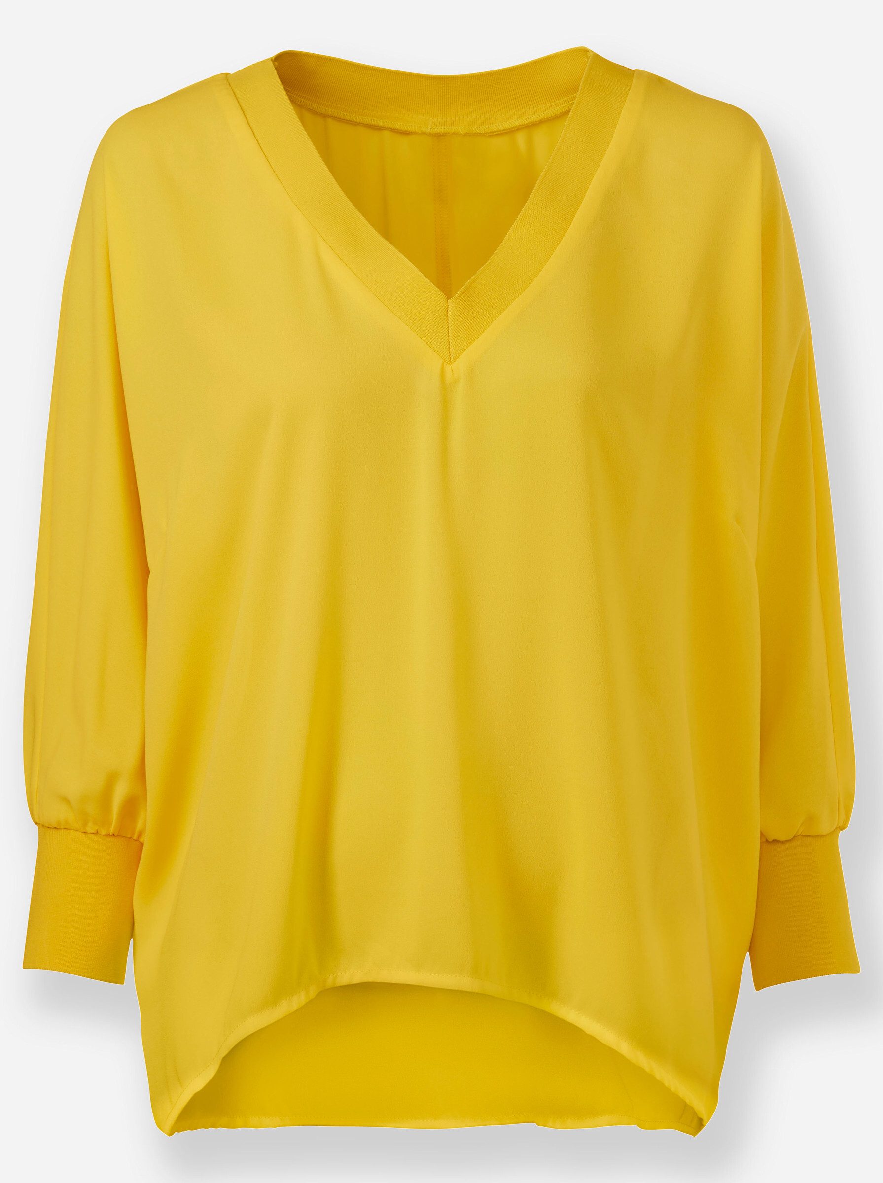 Klassische Bluse Bluse Langarm