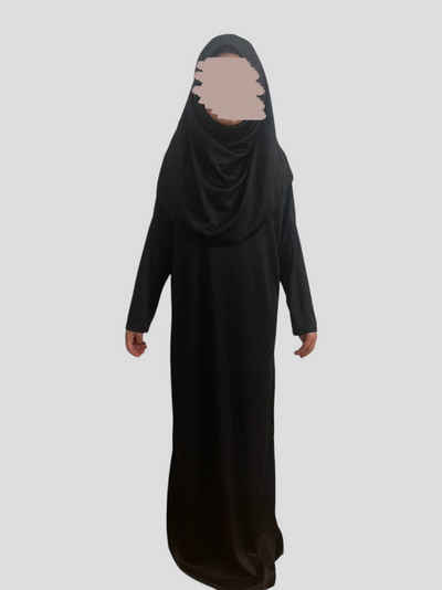 Aymasal Maxikleid Neues Model Gebetskleid Kinder 5-9 Mädchen 2 tlg. Kleid Islam Hijab an Kleid genäht