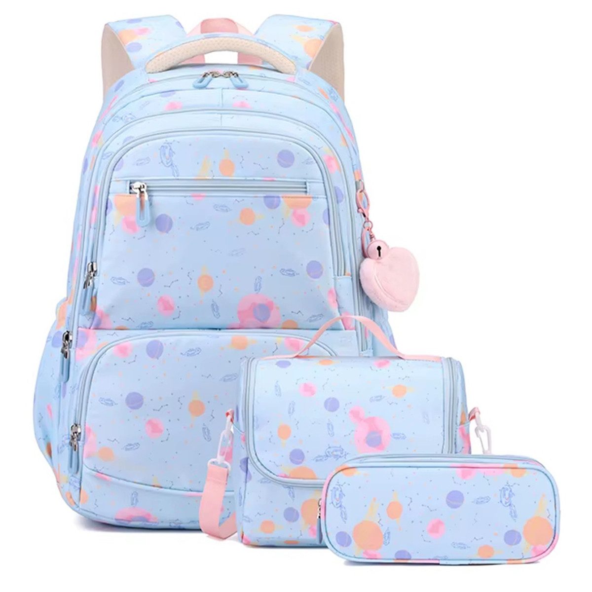 RWEUOQ Schulrucksack Rucksack Schultaschen 3er Set günstig online kaufen