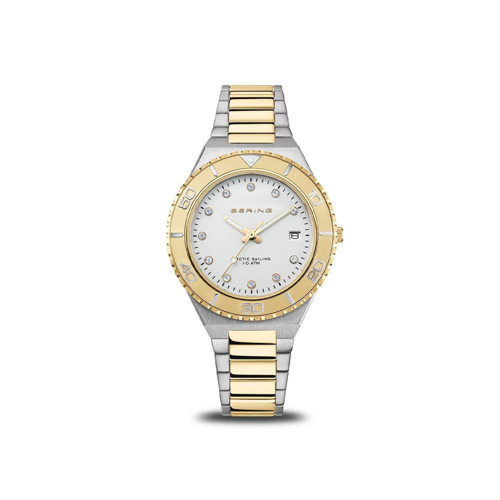 Bering Quarzuhr Bering Classic silber/gold poliert/gebürstet 18936-710 18936-710, Hochwertiges Produkt mit zeitlosem Design, sorgfältiger Verarbeitung