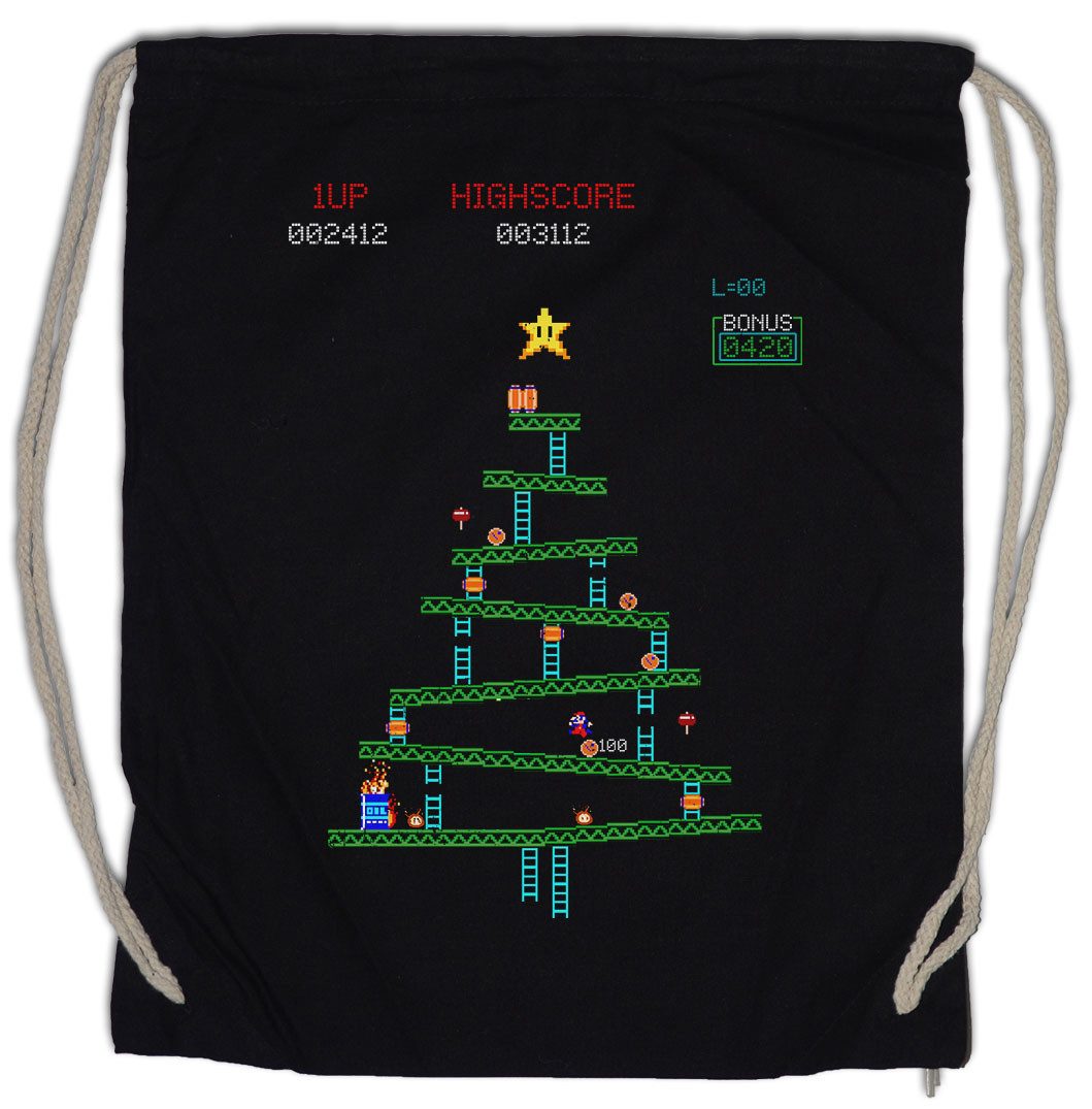 Turnbeutel Kong Christmas Tree Turnbeutel King X-Mas Bad Weihnachtsmann Merry