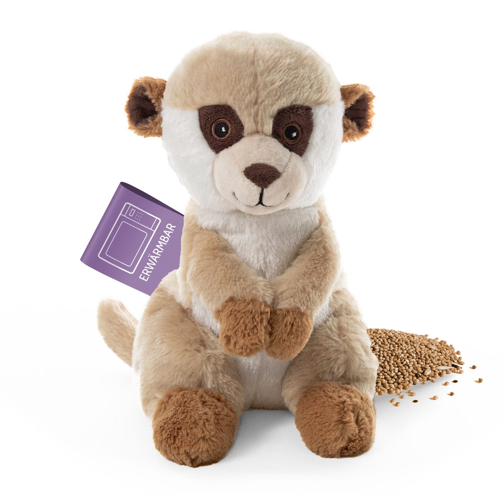 Habibi Plush Wärmekissen Habibi Plush Wärmetier Stofftier 1874 Erdmännchen