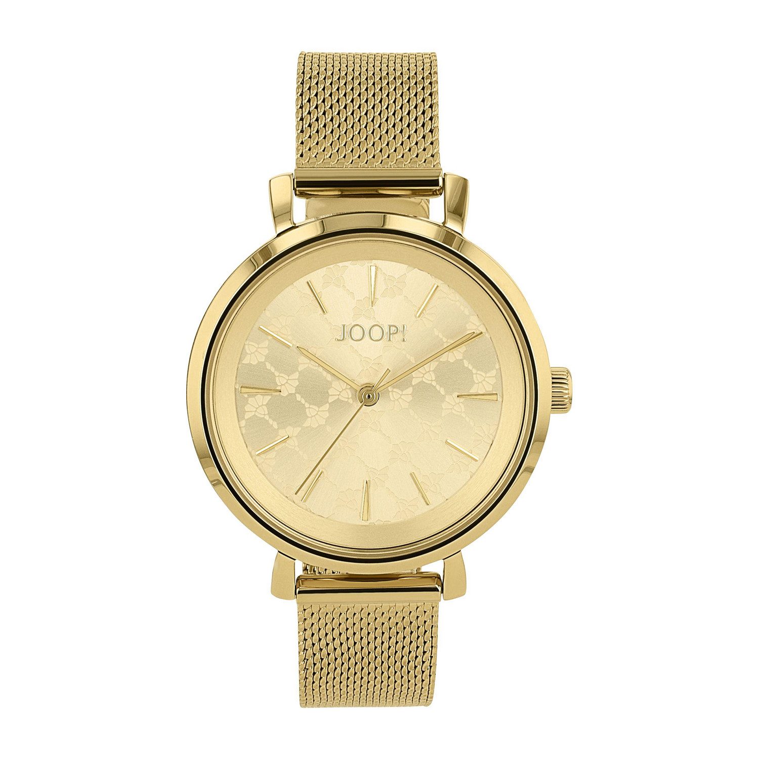 JOOP! Quarzuhr 2040158, Armbanduhr, Damenuhr, Edelstahlarmband, analog