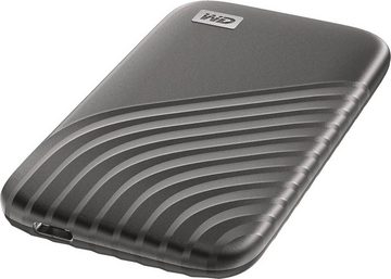 WD My Passport™ SSD externe SSD (500 GB) 1050 MB/S Lesegeschwindigkeit, 1000 MB/S Schreibgeschwindigkeit