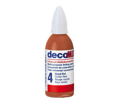 decotric® Vollton- und Abtönfarbe Decotric Abtönkonzentrat 20 ml oxyd-rot