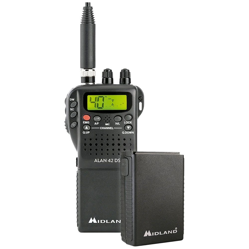 Funkgerät Midland Alan 42 DS Power Bundle C1267.S1 CB-Handfunkgerät