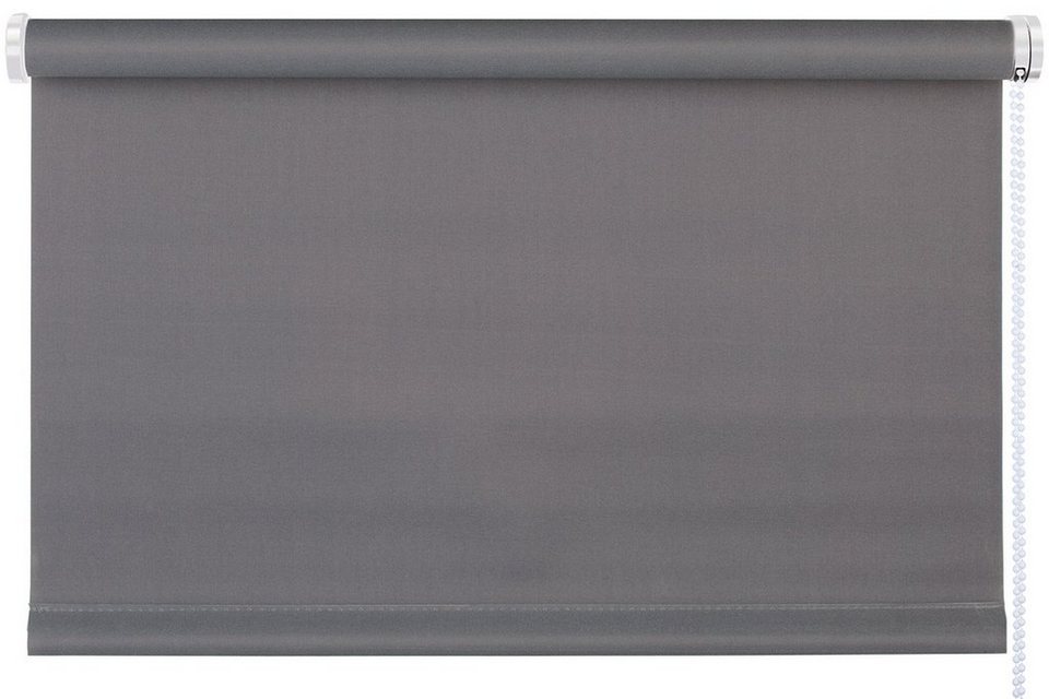 Rollo TREND, Design Rollo, Grau, B 100 x H 150 cm, mydeco, blickdicht, ohne  Bohren, Klemmfix