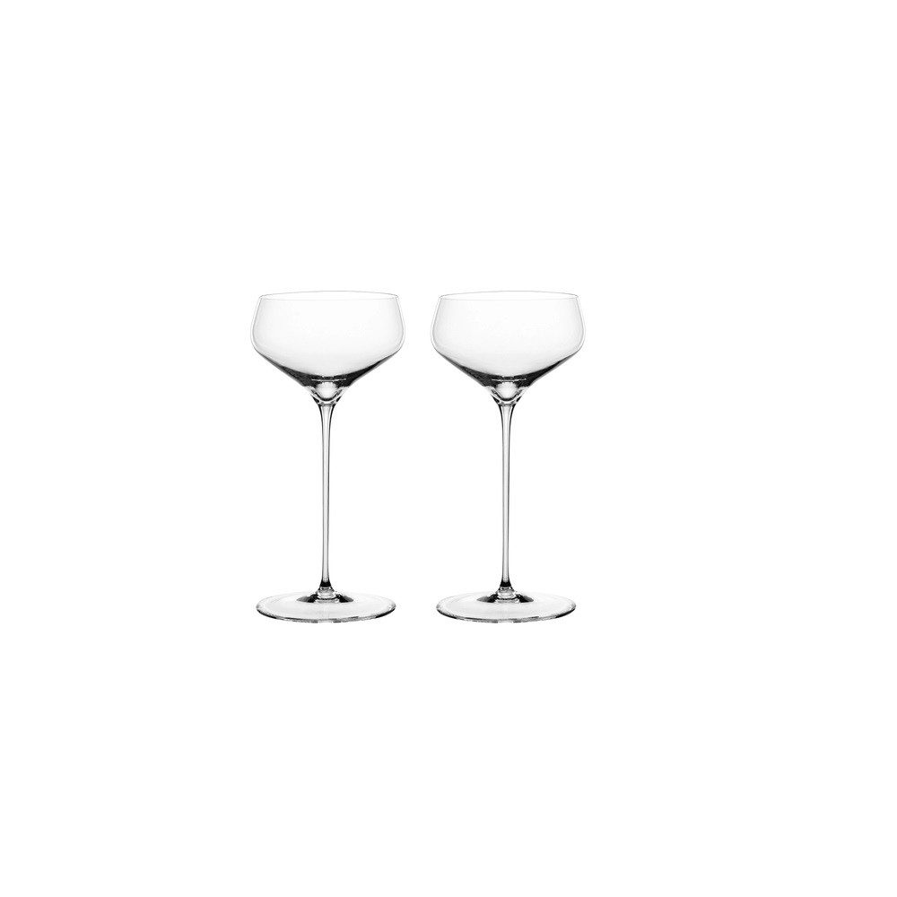 SPIEGELAU Cocktailglas Spiegelau Hi-Lite Coupette 238 ml 2er Set, Kristallglas