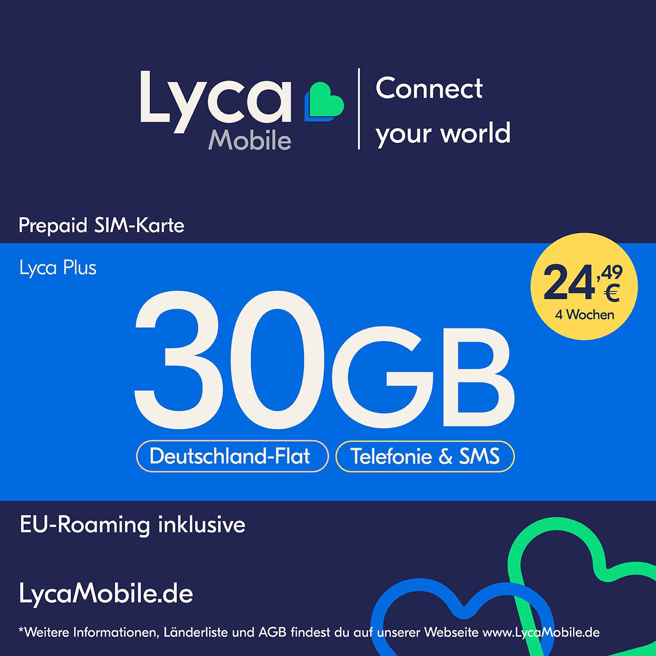 Plus Prepaid Smartphone Sim Karte ohne Vertrag Prepaidkarte