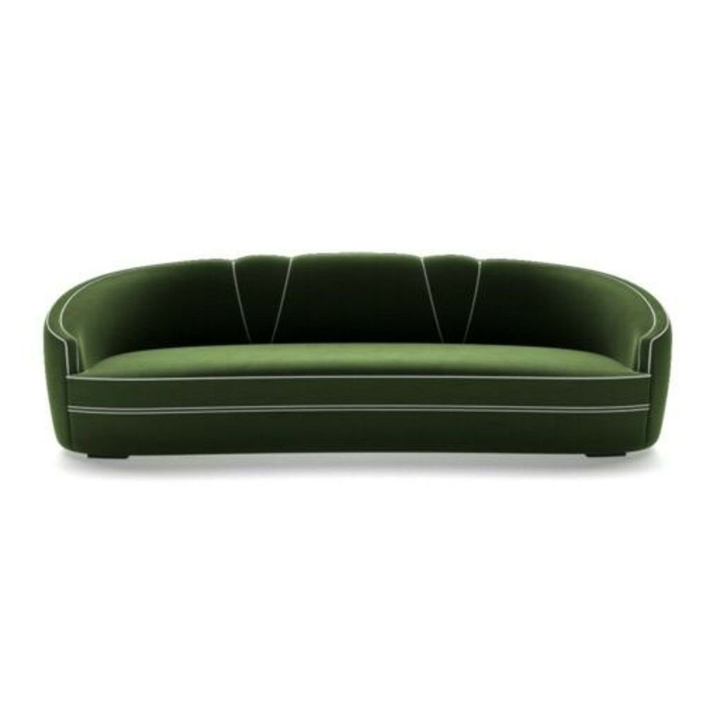 JVmoebel 3-Sitzer Grüner Dreisitzer Couch Polster Sofa Moderne 3er Sitz modern, Made in Europe
