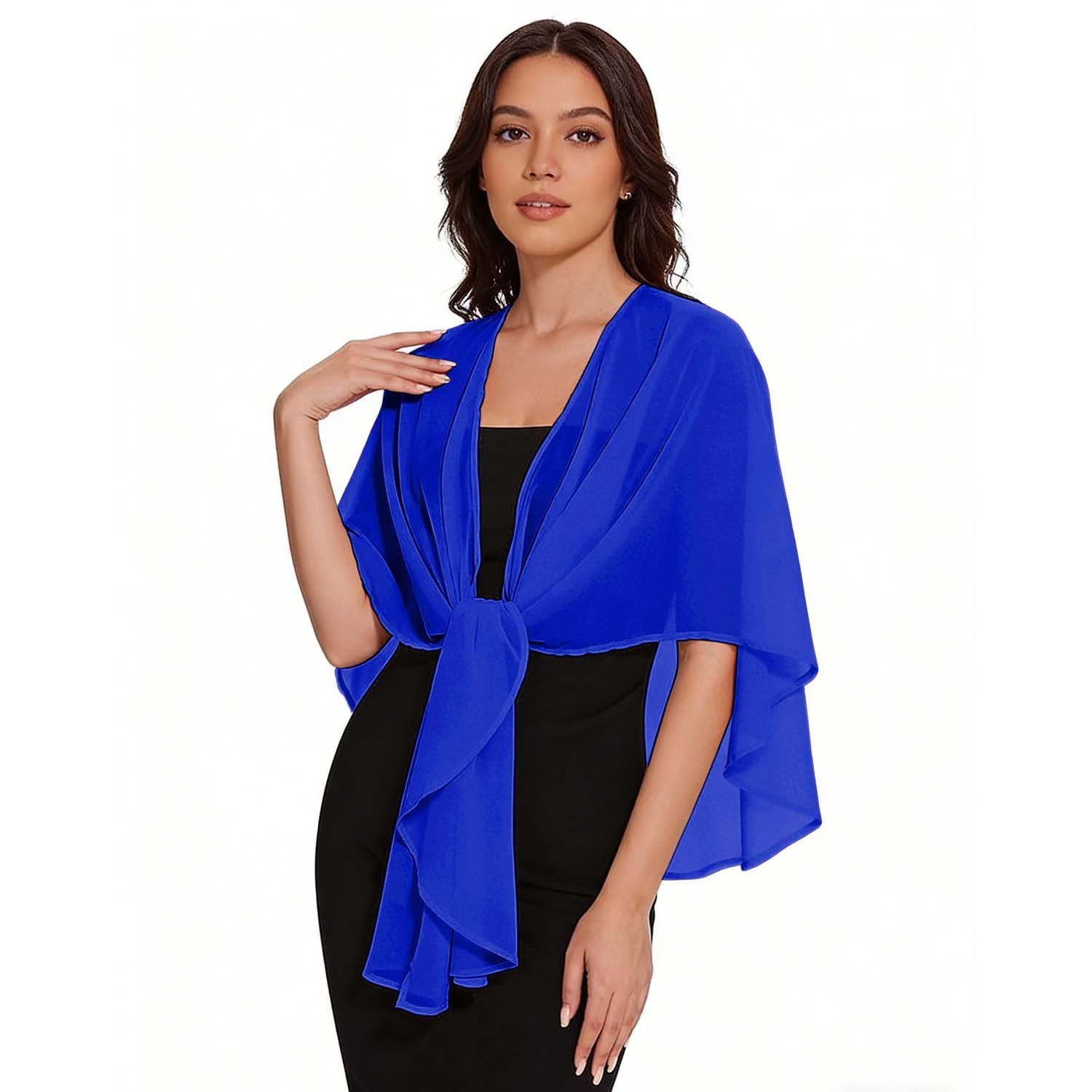 nsihing Modeschal Damen Chiffon Shrugs Schals und Wrap für Abendkleid Hochzeit Cover Up