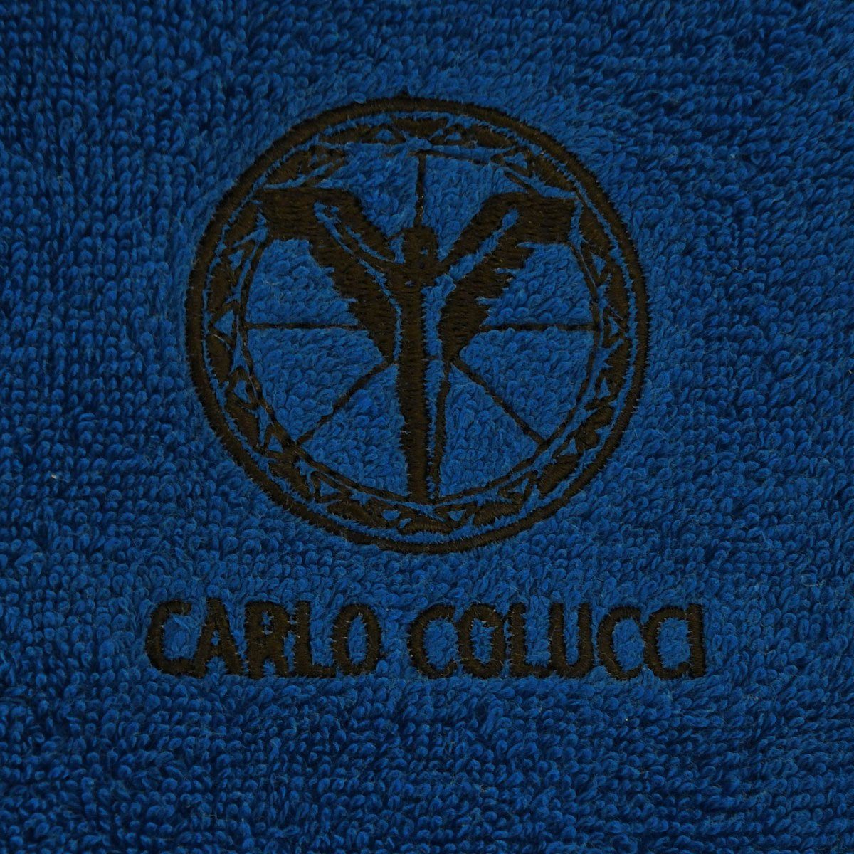 COLUCCI Frottier CARLO mit Sandro, Strandtuch Logo-Stickerei (1-St),