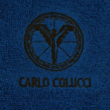 CARLO COLUCCI Strandtuch Sandro, Frottier (1-St), mit Logo-Stickerei
