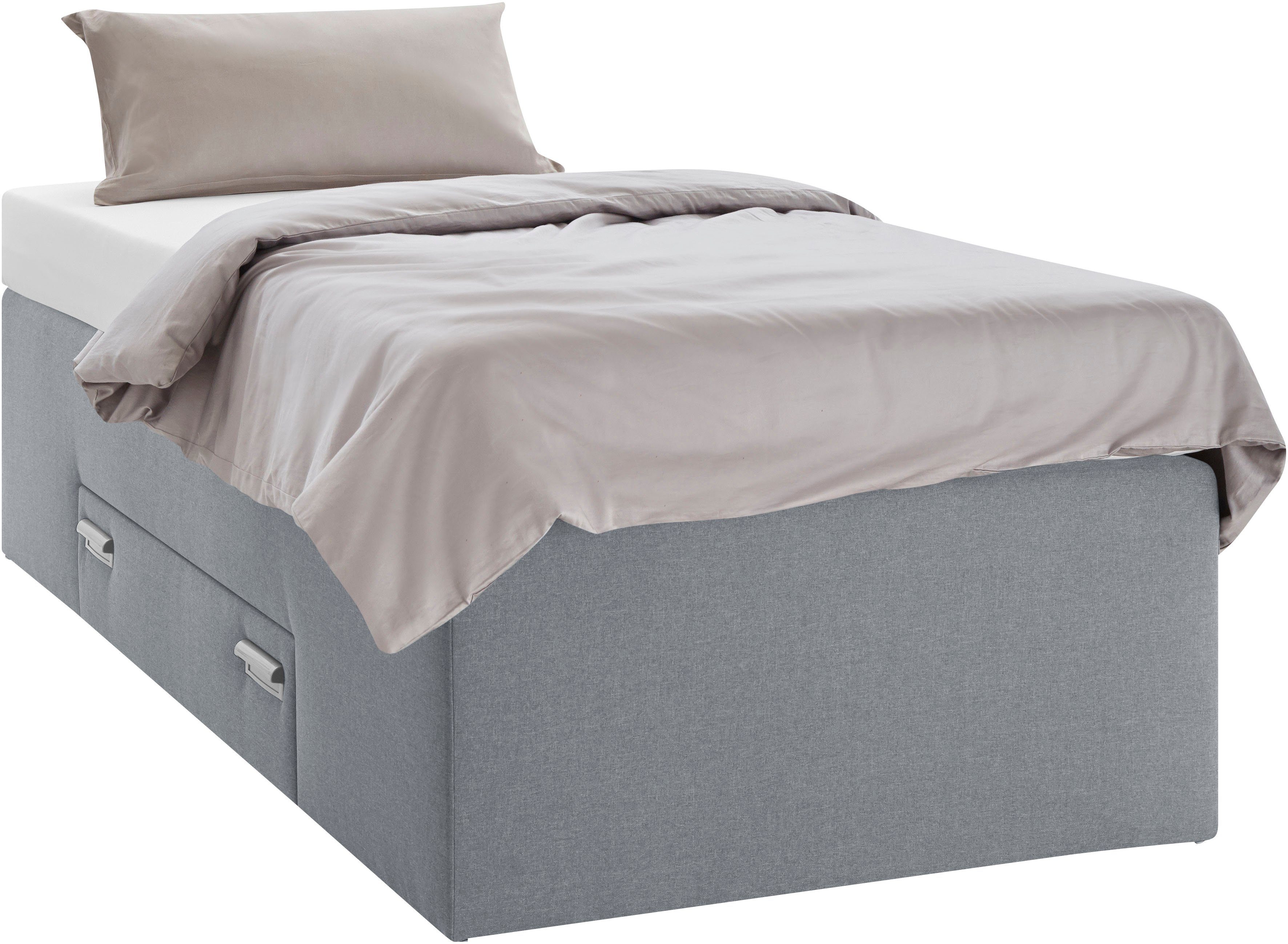 Westfalia Schlafkomfort Boxspringbett, mit integrierter Schublade, frei im Raum stellbar