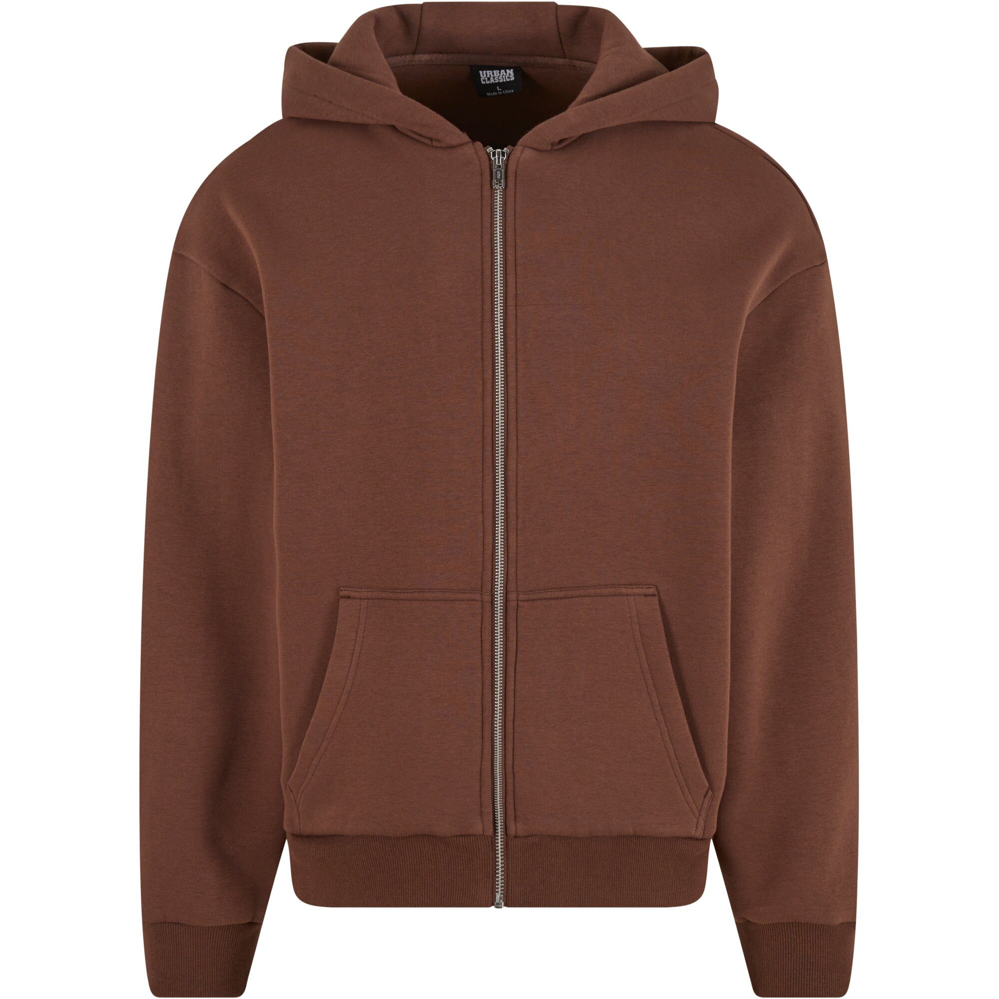 URBAN CLASSICS Kapuzensweatjacke Urban Classics Fluffy Zip Hoody (Sweatjacke, Zip Hoody, Sweatjacke, Kapuzenjacke)