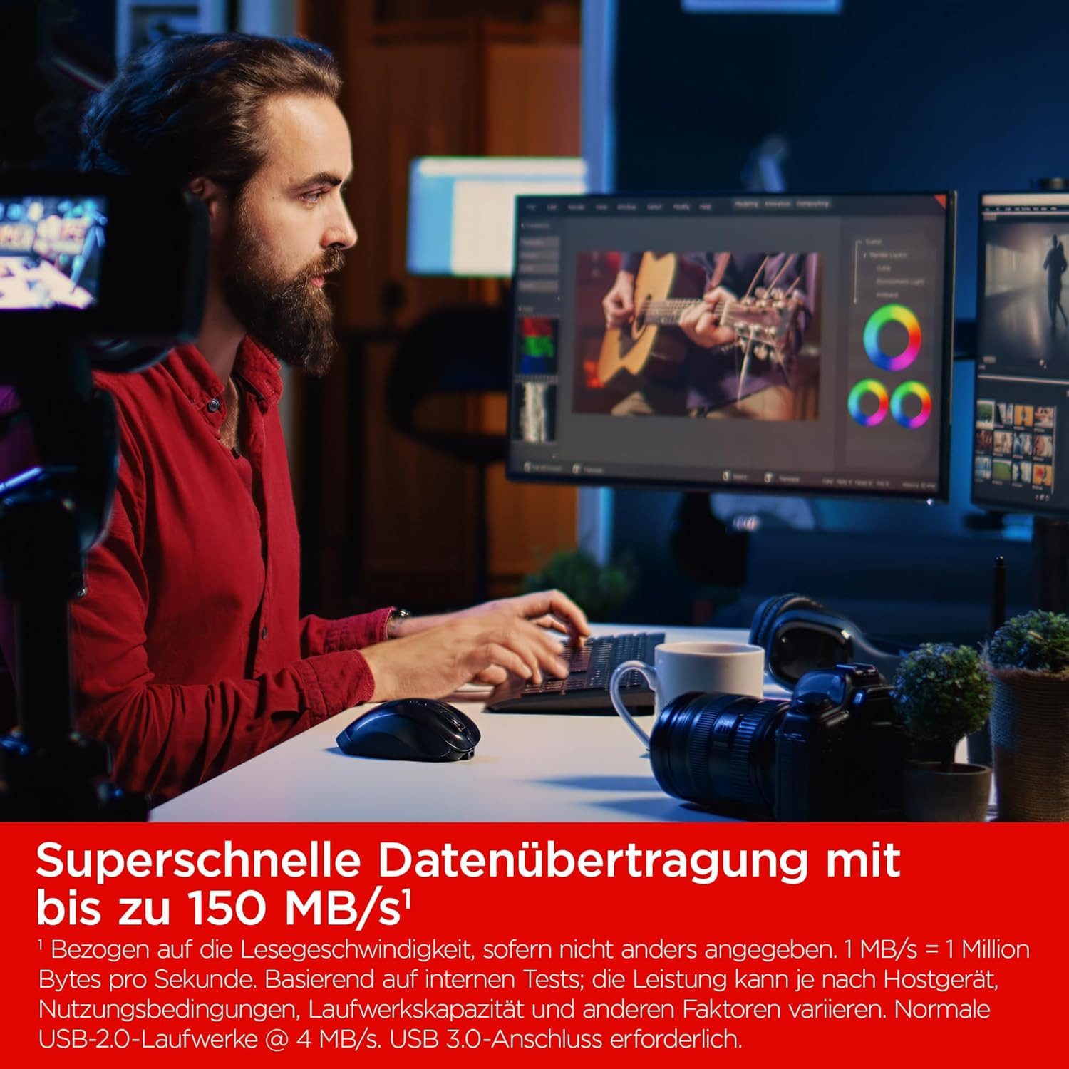 Sandisk USB-Stick Ultra Flair USB 3.0 128 GB USB-Stick USB-Stick (USB USB 3.0 abwärtskompatibel zu USB 2.0, Lesegeschwindigkeit 150 MB/s, Flashspeicher Metallgehäuse, Passwortschutz hoher Lesegeschwindigkeit)