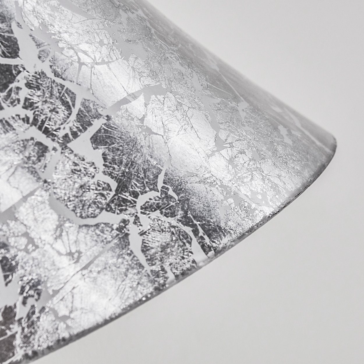 hofstein Wandleuchte »Aurighi« Wandlampe aus Silber, & moderne ohne in 2xE14, Up Metall/Glas Leuchtmittel, mit Down-Effekt, Innen Lichteffekt mit