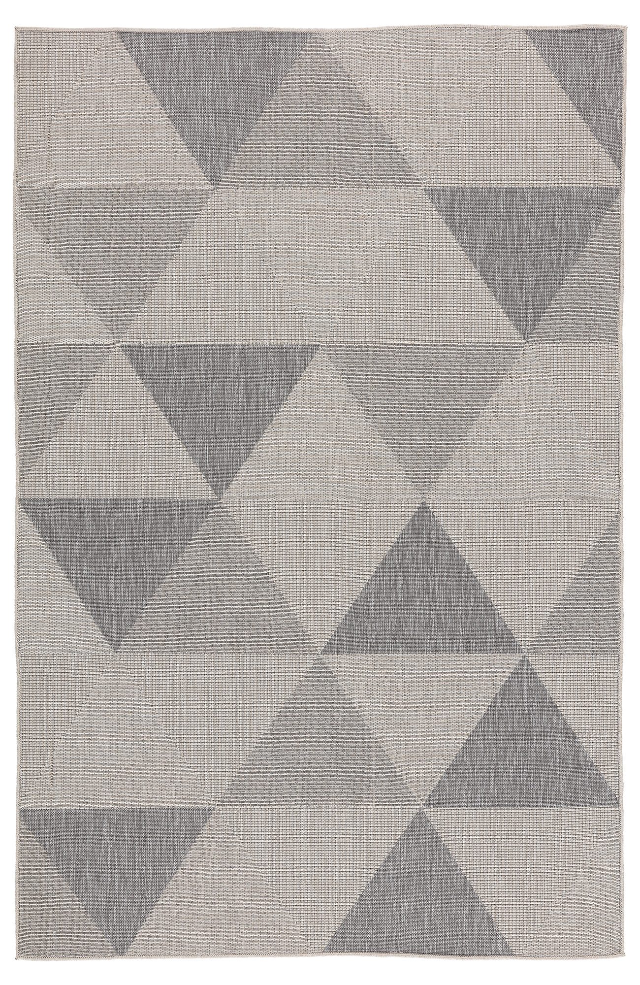 Tesso Living Outdoorteppich Teppich Outdoor, Flachgewebe für Innen und Außen, geometrisches Muster, Rechteckig, Modern, Ethnic Design, Streifen, badezimmergeeignet