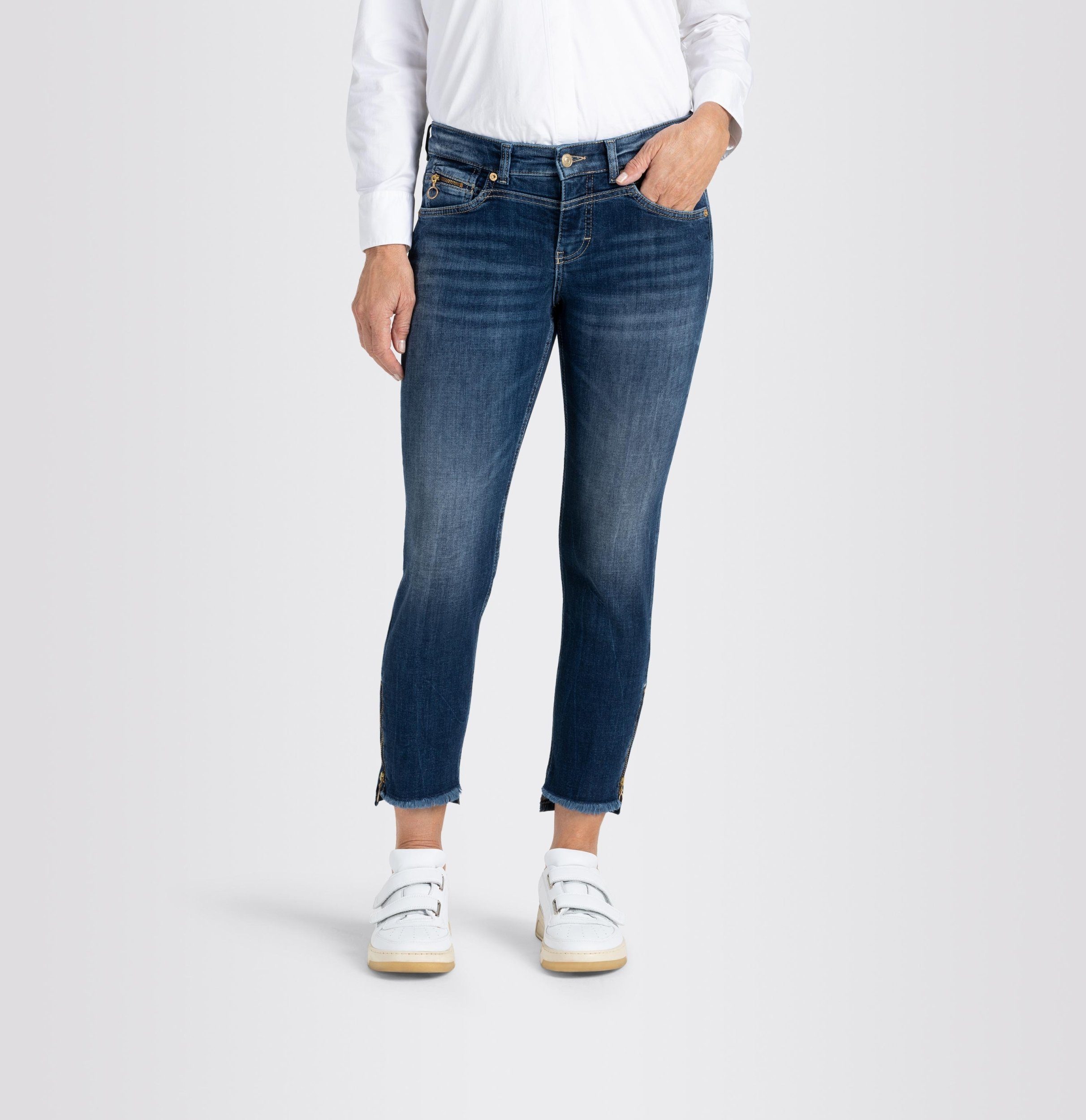 denim JEANS SLIM, Light 5-Pocket-Jeans - RICH authentic MAC