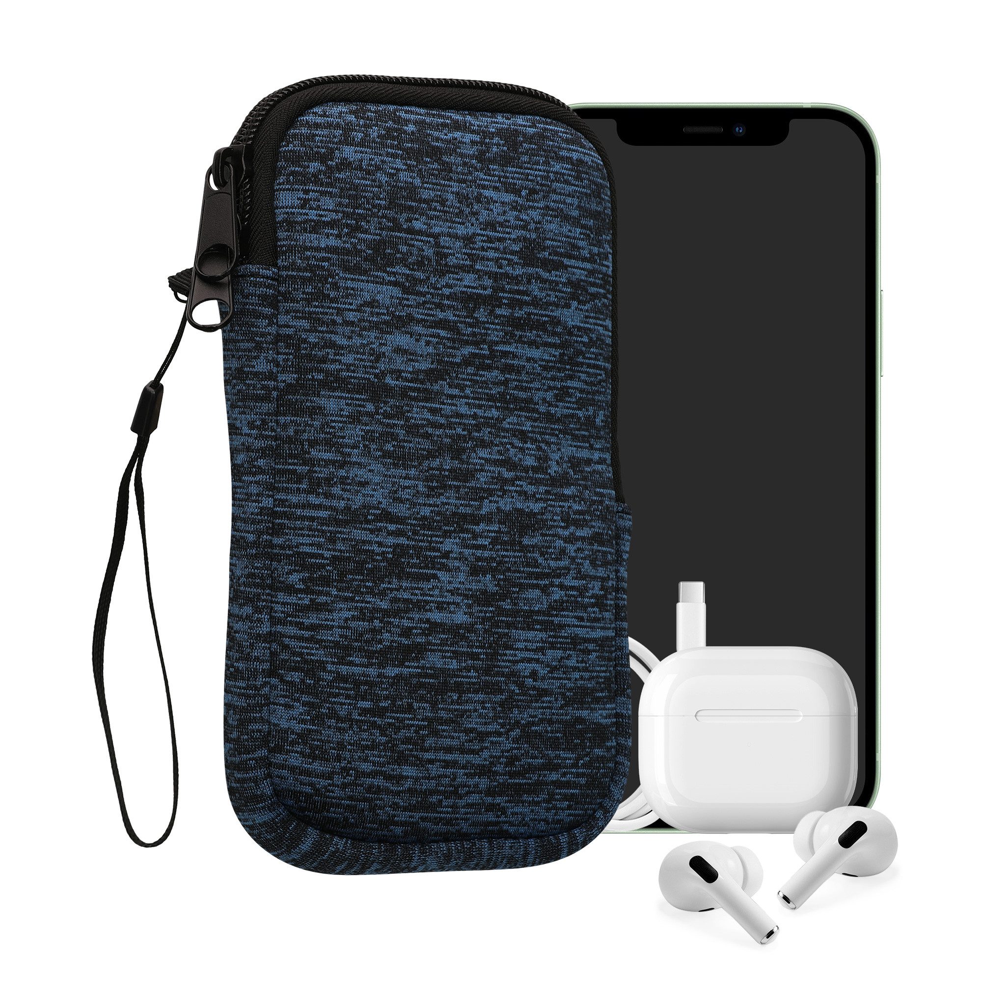 kwmobile Handytasche Handytasche für Smartphones XXL - 7" (1-tlg), Neopren Handy Hülle - Handy Tasche Sleeve Pouch