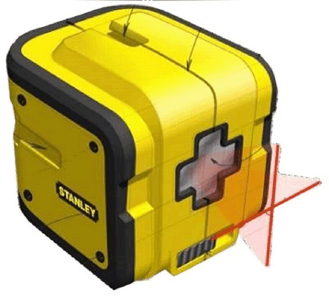 Laserwasserwaage STANLEY Cubix Selbstnivellierender Kreuzlinienlaser bis zu 8m Reichweite, (1 St)