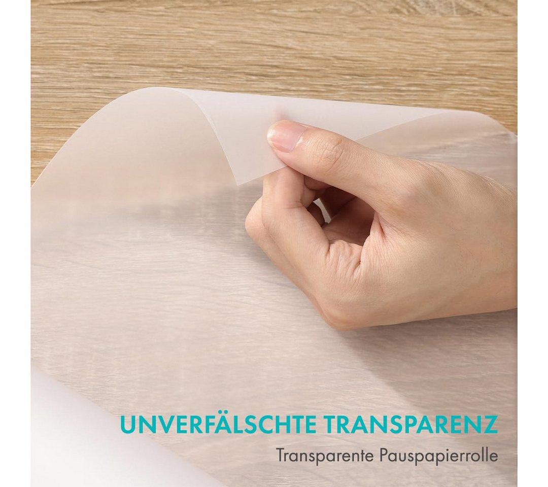 Thumbnail - Tritart Transparentpapier Transparentpapier Rolle - Pauspapier 25m x 70cm - Schnittmusterpapier