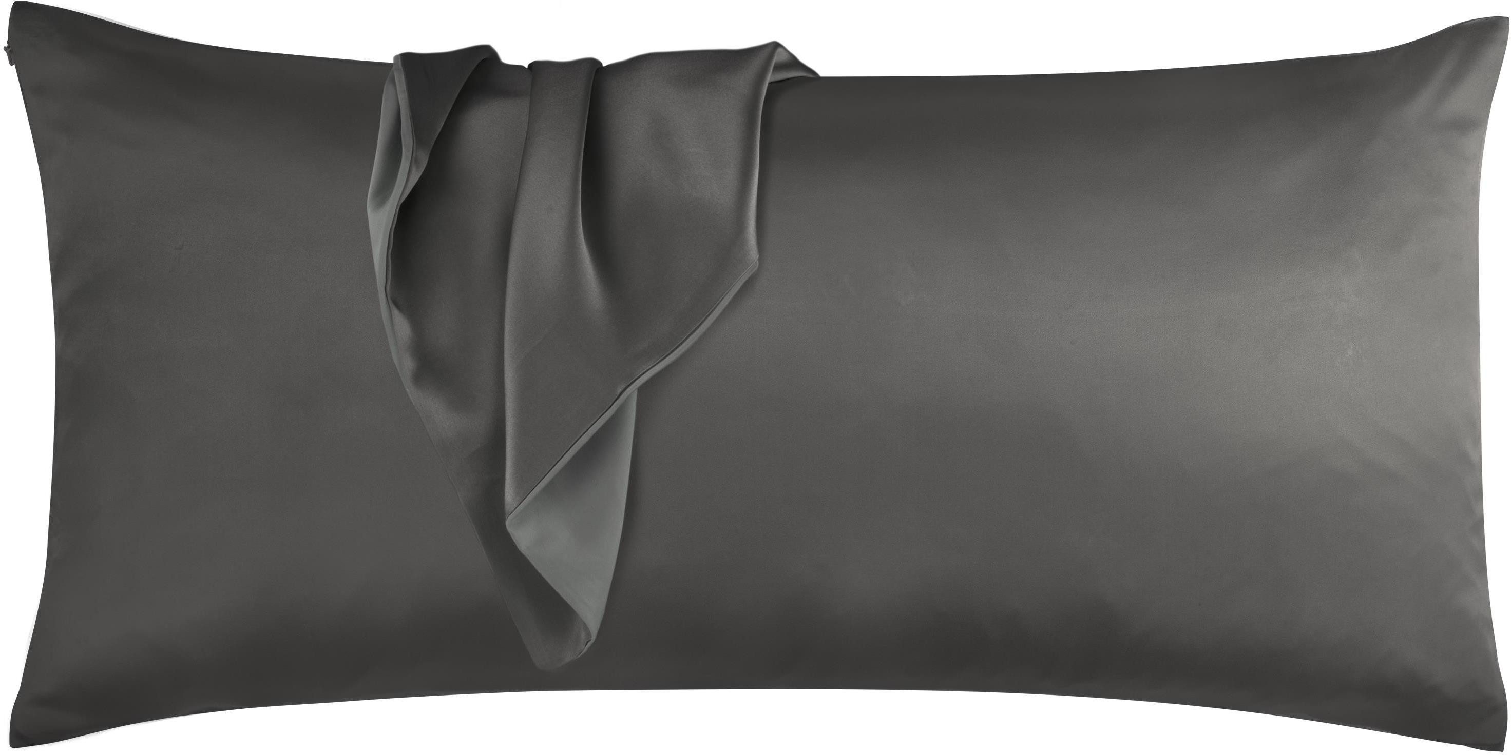 Aspero Kissenbezüge Seiden Kissenbezug 40x80 cm Alia, Haut- und haarschonen günstig online kaufen