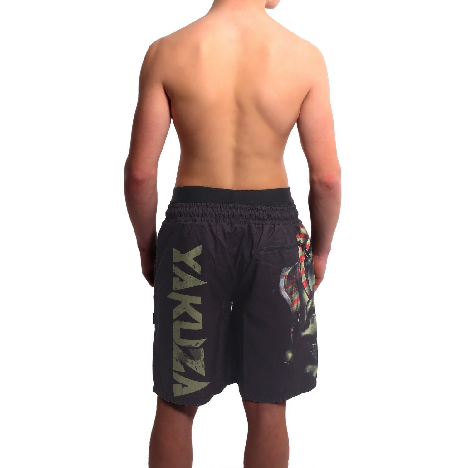 YAKUZA Boardshorts Dead Clown mit Doppelbund