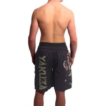 YAKUZA Boardshorts Dead Clown mit Doppelbund