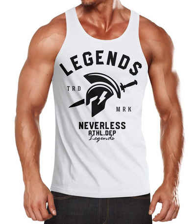 Neverless Tanktop Cooles Herren Tank-Top Gladiator Sparta Gym Athletics Sport Fitness Muskelshirt Muscle Shirt Neverless® mit Print