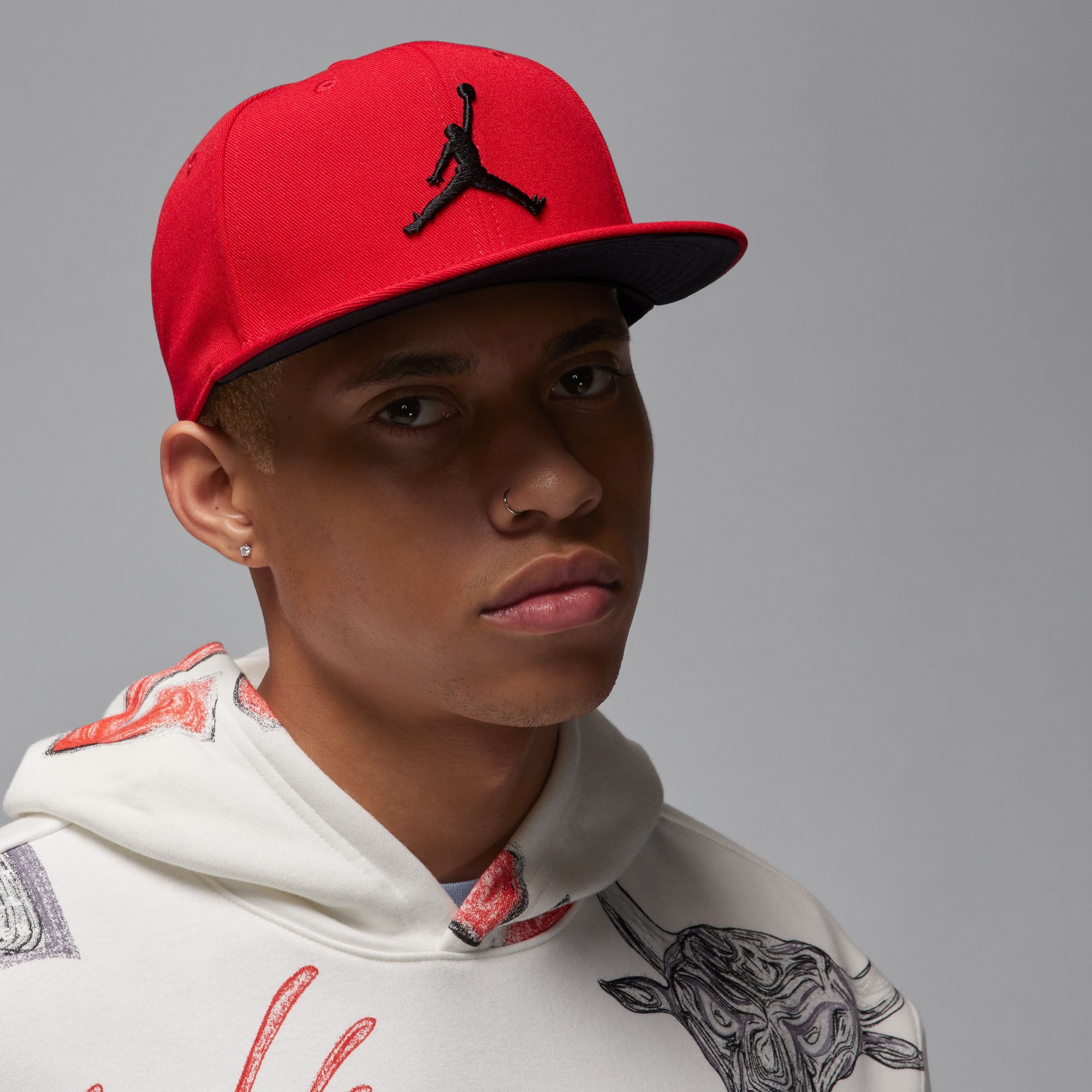 Jordan Baseball Cap U J PRO CAP S FB JUMPMAN mit verstellbarem Snapback-Verschluss, für Sportmode und Streetwear