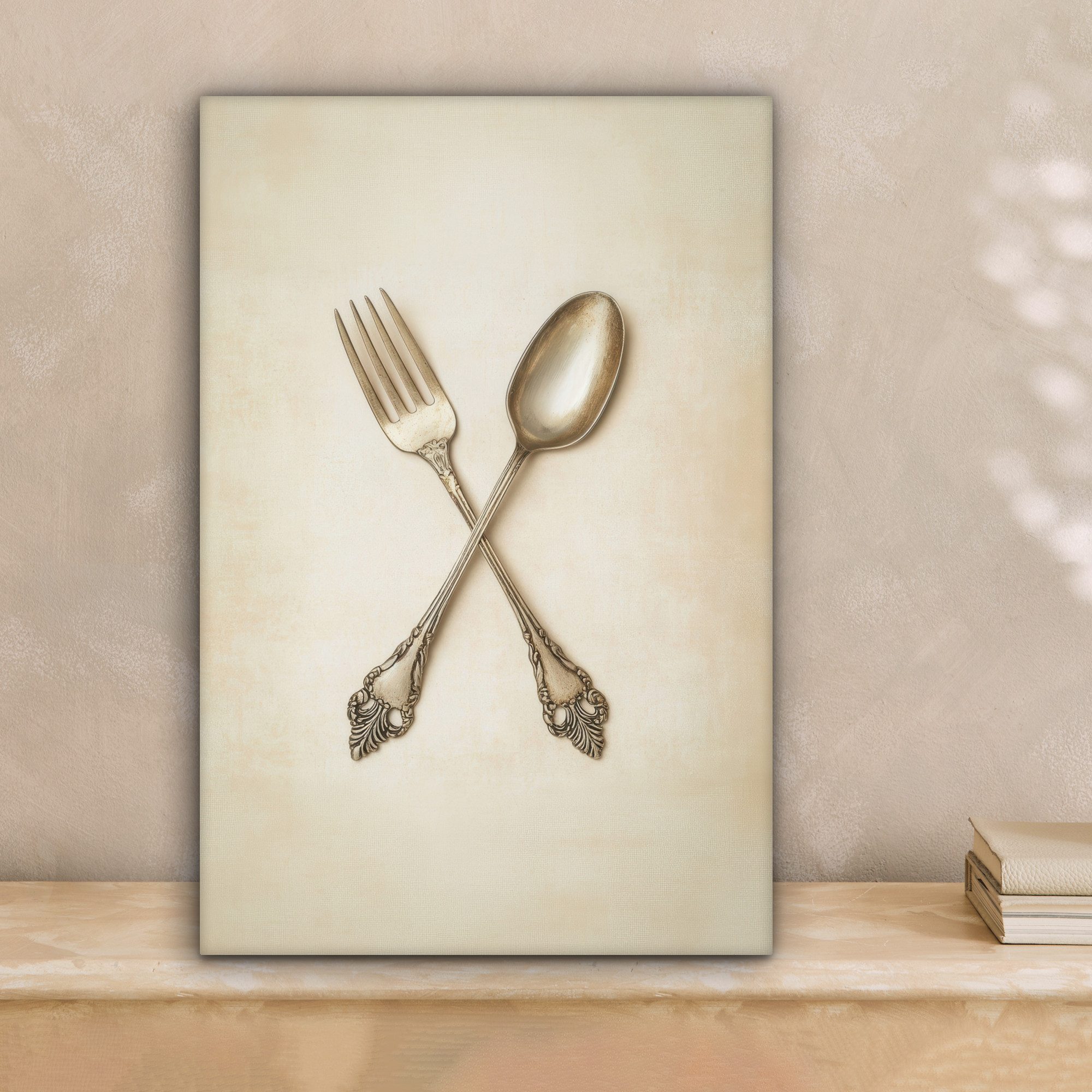 OneMillionCanvasses® Leinwandbild Beige - Vintage - günstig online kaufen