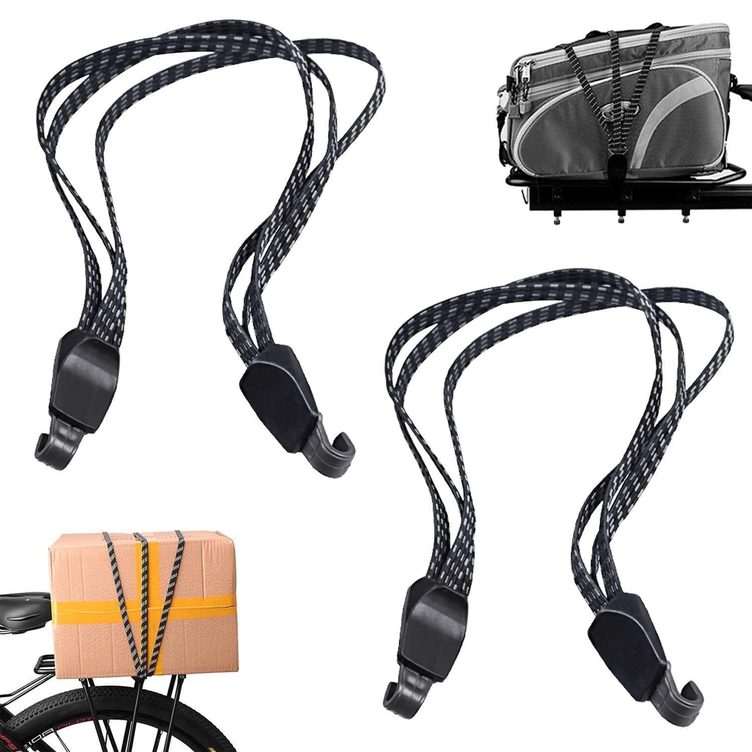 LuxusKollektion Spanngurt Fahrrad Spanngurt 68cm Schwarz 2Stk (2-St)