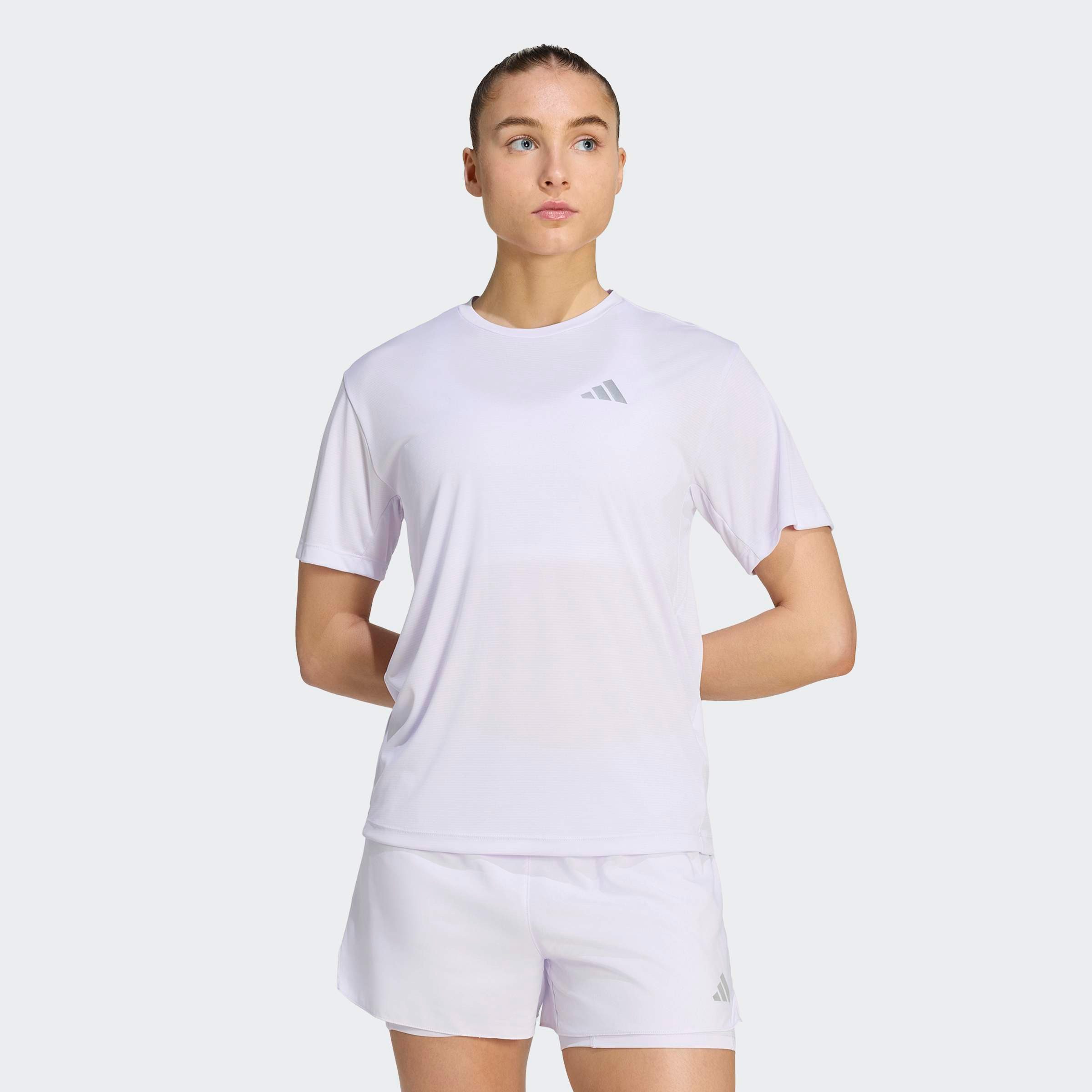 adidas Performance Laufshirt RUN ESS TEE W mit climacool® Technologie, ohne Verschluss