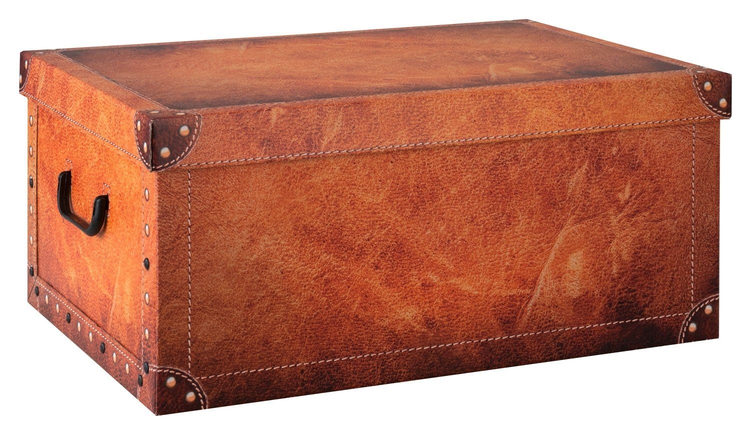 Home4You Aufbewahrungsbox Aufbewahrungsbox, Braun, B 37 cm (1 St)