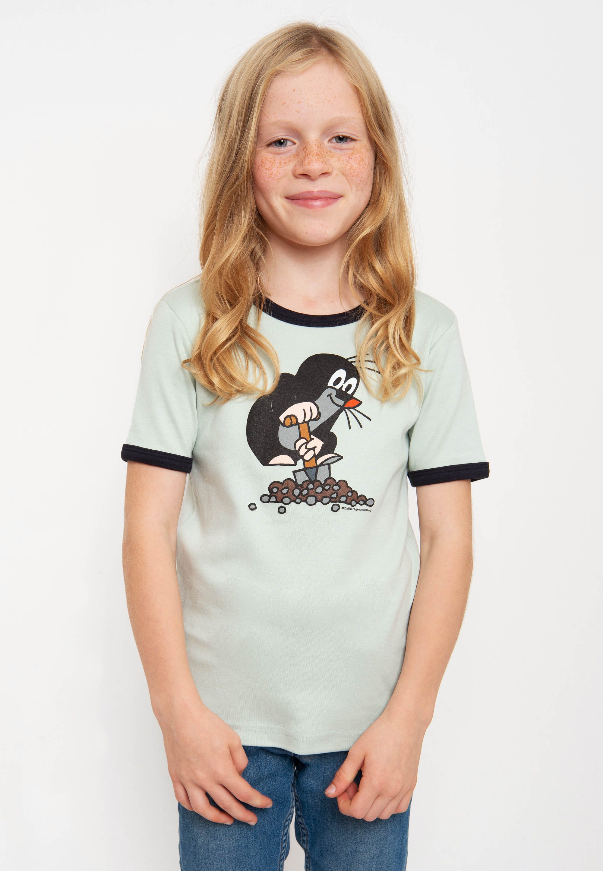 LOGOSHIRT T-Shirt Der kleine Maulwurf mit coolem Print