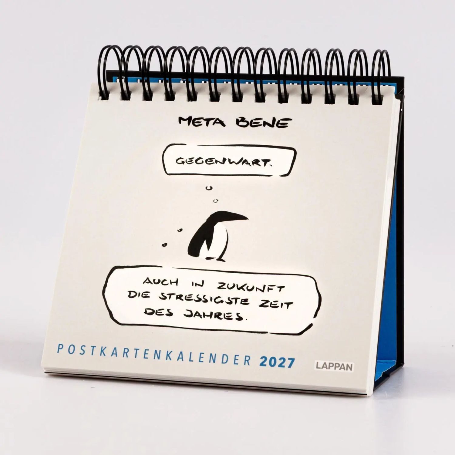Lappan Verlag Tischkalender meta bene Postkartenkalender 2027