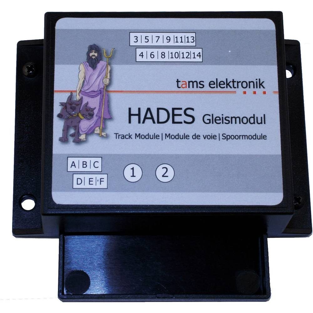 TAMS Elektronik Modelleisenbahn-Werkzeug Gehäuse für Schattenbahnhofsteuerung Hades Gleismodul 51-04158-01-C, für Hades - Gleismodul